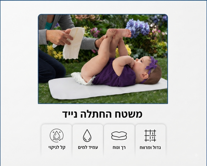 תיק אמא 3-ב-1 – כל מה שצריך לתינוק, מסודר ונגיש במקום אחד
